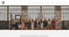 Desktop Screenshot of dispuutbeaugeste.nl